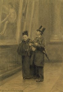 Visite du musée, 1897 - Remy Cogghe